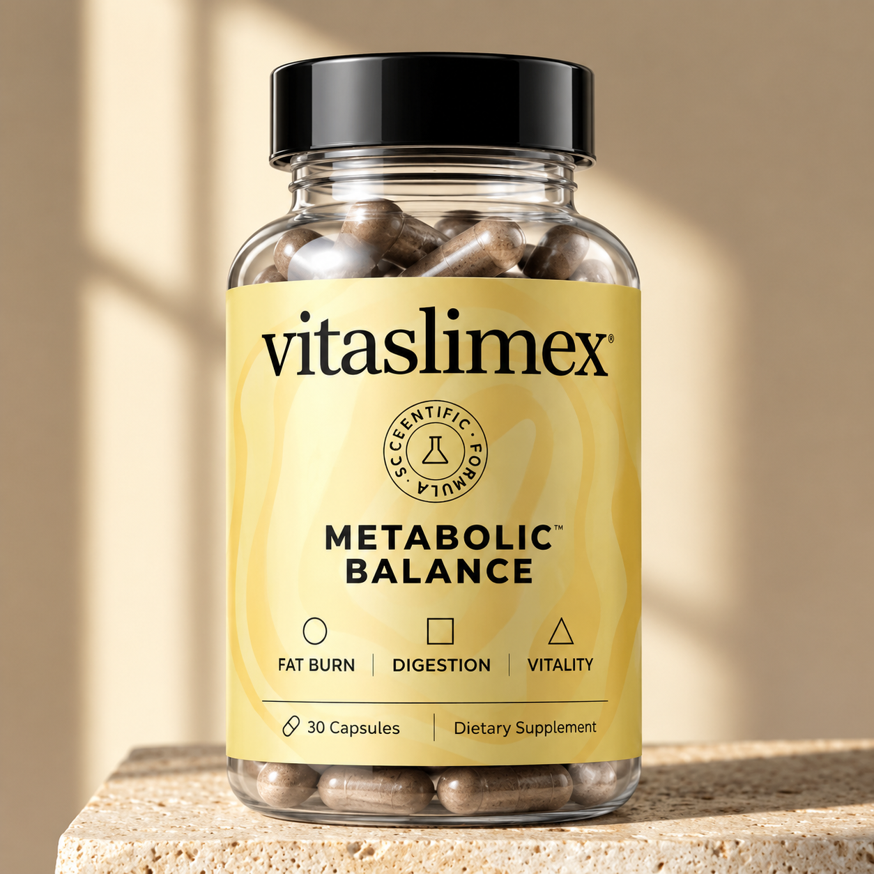Vitaslimex Nutritional Information Label